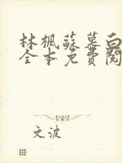 林枫苏慕白小说全本免费阅读最新章节封面