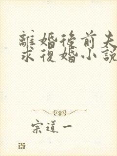 离婚后前夫哭着求复婚小说全文阅读封面