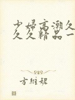 少妇高潮久久久久久精品一