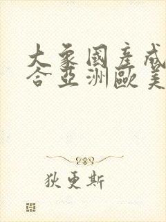 大象国产成人综合亚洲欧美在线