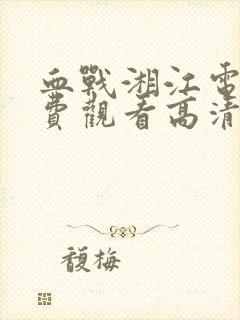 血战湘江电影免费观看高清完整版封面