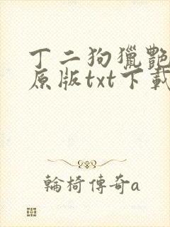 丁二狗猎艳人生原版txt下载