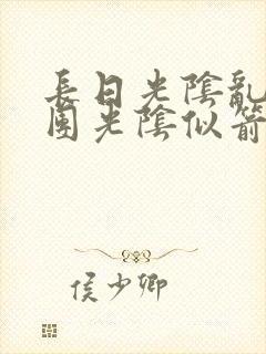 长日光阴乱作一团光阴似箭必读