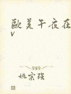 欧美午夜在线av