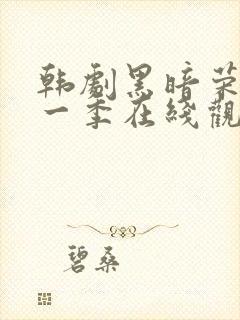 韩剧黑暗荣耀第一季在线观看