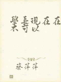 学长现在在上课不可以封面