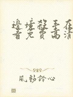 边境杀手在线观看免费高清完整版