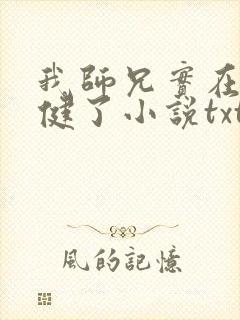 我师兄实在太稳健了小说txt