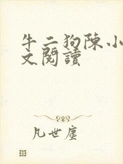牛二狗陈小燕全文阅读