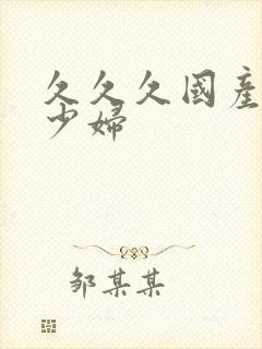 久久久国产精品少妇