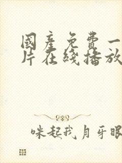 国产免费一级淫片在线播放