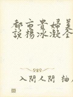 都市贵妇美腿小说杨冰凝全文阅读