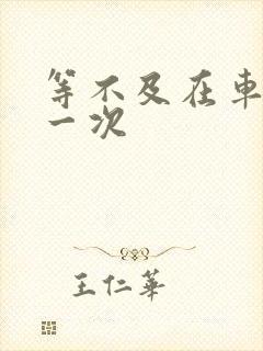 等不及在车里做一次