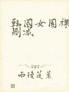 韩国女团裸体无删减