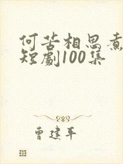 何苦相思煮余年短剧100集封面