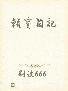 赖宝日记封面