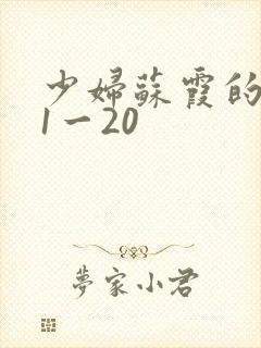 少妇苏霞的沉沦1一20