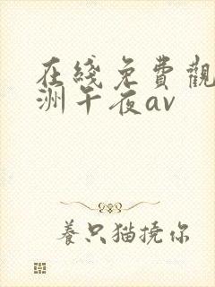 在线免费观看亚洲午夜av