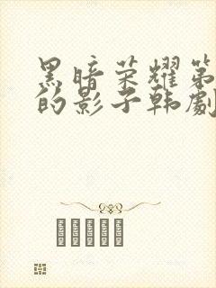 黑暗荣耀第二季的影子韩剧免费观看封面