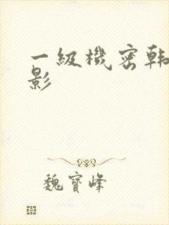 一级机密韩国电影