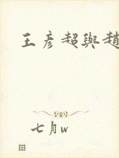 王彦超与赵匡胤封面