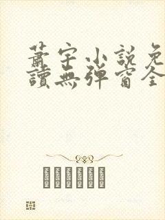 萧宇小说免费阅读无弹窗全文封面