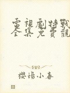 电视剧特战荣耀全集免费观看