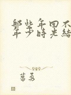 那些年回不去的年少时光结局