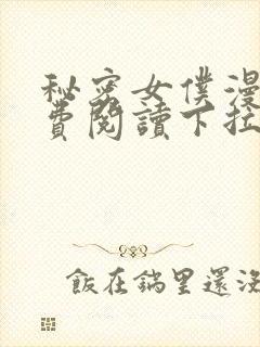 秘密女仆漫画免费阅读下拉式漫画最新章节