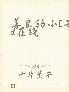 善良的小[子hd在线