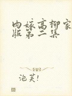 肉嫁高柳家无修版第二集封面