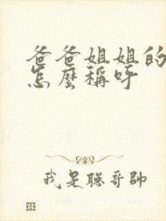 爸爸姐姐的老公怎么称呼