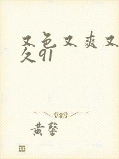 又色又爽又黄久久91