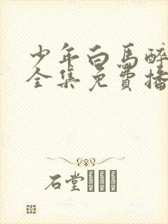 少年白马醉春风全集免费播放