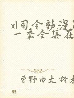 xl司令动漫第一季全集在线观看免费播放