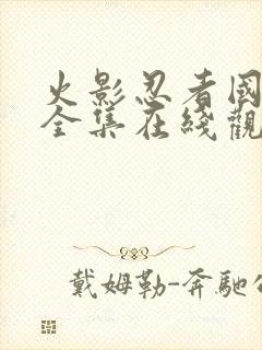 火影忍者国语版全集在线观看封面