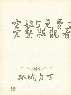 空姐5免费高清完整版观看法