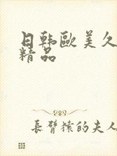 日韩欧美久久久精品