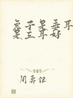 兔子是垂耳好还是立耳好封面