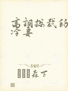 高调总裁的无情冷妻