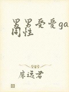 男男受爱gay同性封面