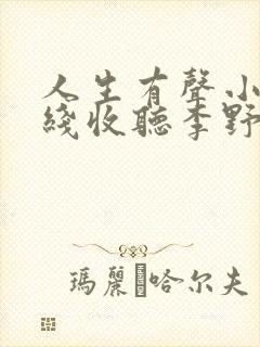 人生有声小说在线收听李野默