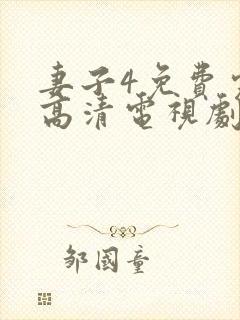 妻子4免费完整高清电视剧