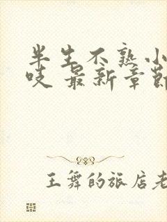 半生不熟小说慕吱 最新章节 无弹窗