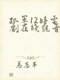 孤军12时电视剧在线观看国语