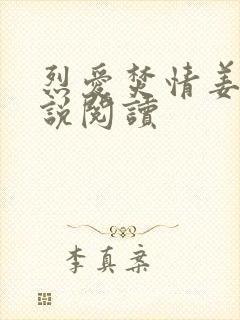 烈爱焚情姜媛小说阅读