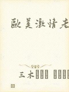 欧美激情老少妇