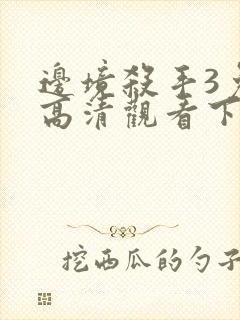 边境杀手3免费高清观看下载