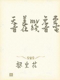 天美mv免费观看在线看电视剧大全