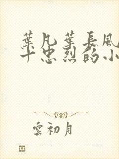 叶凡叶长风一门十忠烈的小说名